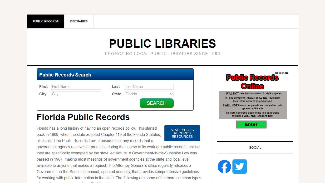 Florida Public Records